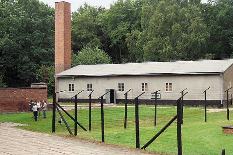 Gaskammer und Krematorium des KZ Stutthof.