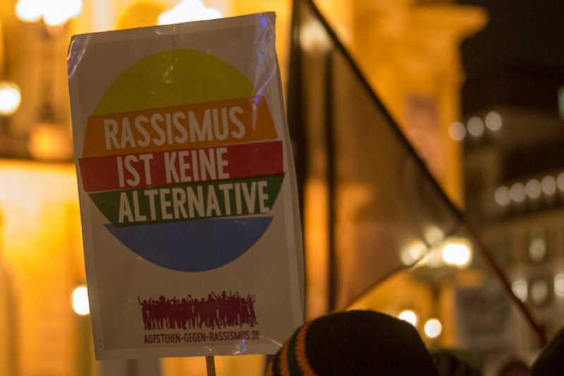 Demo am 28. Oktober 2018 in Frankfurt anlässlich des Einzugs der AfD in den hess