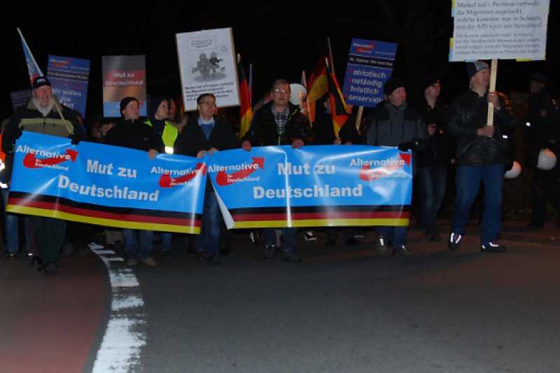 AfD-Demonstration am 4. Dezember 2015 in Salzkotten