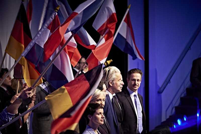 Treffen der europäischen Rechtsaußen in Koblenz.