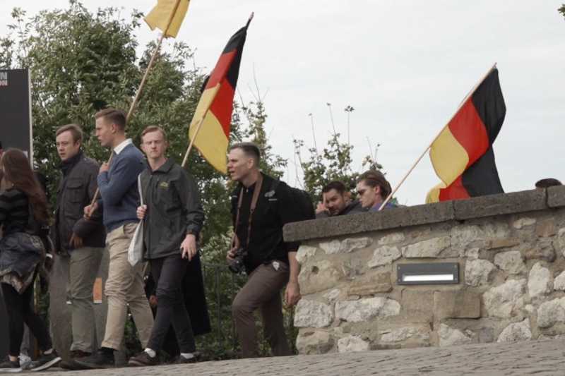 Drachenfels-Wanderung der AfD-Jugend NRW am 19. Oktober 2025.
